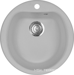 Мойка кухонная AquaGranitEx M-07 серая| 49x49x20