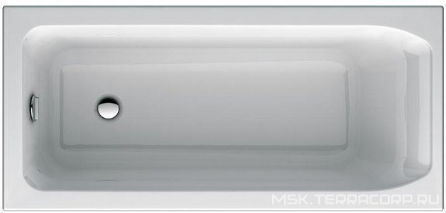 Ванна 1600х700хh450мм, прямоугольная, для встраивания (установка без панелей), без ножек арт.C895000 и слива-перелива, (акрил),  ZZ Ideal Standard Active K182101