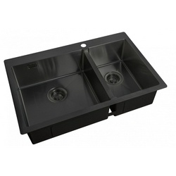 Мойка кухонная Zorg Light ZL R 780-2-510-L GRAFIT| 51x78x20