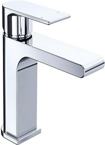 Смеситель для раковины, БЕЗ донного клапана, хром ZZ Azario DELANO AZ-15844521