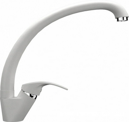 Смеситель Ulgran U-007(341) молочный, для кухонной мойки| 14x23x23
