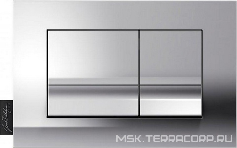 Клавиша двойного смыва для инсталляции, цвет хром ZZ Jacob Delafon Универсал E20858-CP