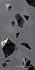 Керамогранит для пола и стены Ergon Medley Dark Grey Rock nat.rett. ZZ30x60 EH8Z