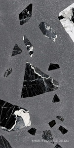 Керамогранит для пола и стены Ergon Medley Dark Grey Rock nat.rett. ZZ30x60 EH8Z