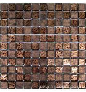 Мозаика Мозаика из стекла на сетке S10-005 |30x30 Спектр-М Микс стекло S10-005