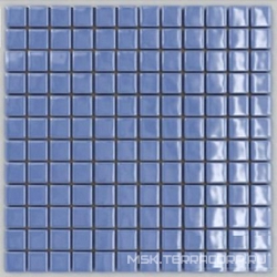 Мозаика 25FL-M-046 (синий кобальт 10%) бассейновая (чип2.5x2.5) ZZ|31.5x31.5