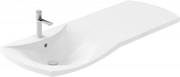 Раковина Цвет и Стиль Лагуна 132 L| 132x15x46