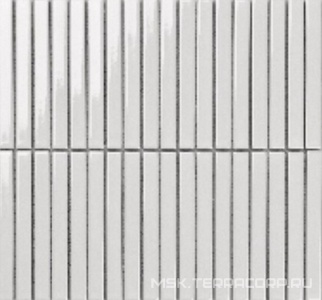 Мозаика Mosaic 1.5х14.5 Y15F701  глянцевый 29.4х31.3 Porcelain Mosaic Strip Y15F701