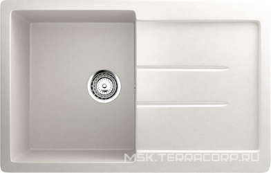 Мойка кухонная Ulgran U-507-341 молочная| 49x77x19