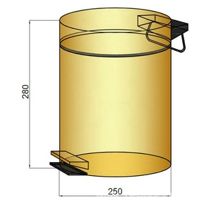 Ведро  напольное, бронза ZZ Boheme Medici 10630