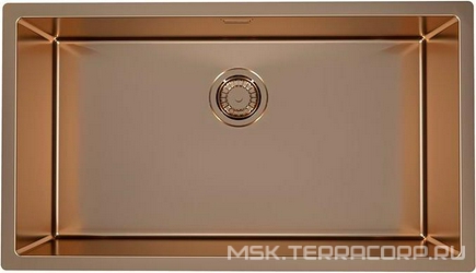 Мойка кухонная Alveus Quadrix Monarch 60 медь| 45x79x20