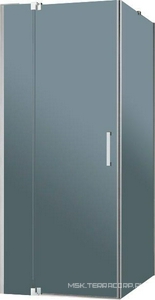 Душевой уголок 80-100/110х195 мм,  ZZ Cezares Slider SLIDER-AH-1-80-100/110-GRIGIO-Cr
