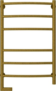 Полотенцесушитель электрический " 2.0" 800х500 мм, блок управления слева, (скрытое подключение приобр. отдельно), цв. бронза ZZ Сунержа Галант 05-5200-8050