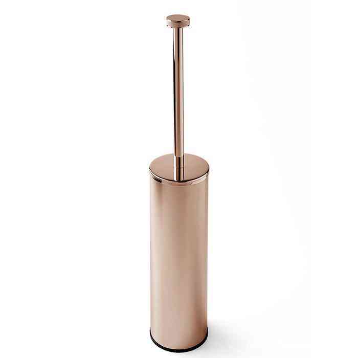 Ёрш для унитаза напольный (цв.Oro Rosa Lucido), Metal Tonda ZZ