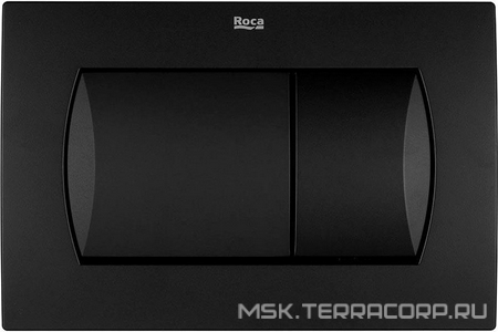 Клавиша - панель смыва  62B,  цв. черный матовый,  ZZ Roca Active 8901160B6