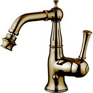 Смеситель для биде, с д/к, (цв. бронза),  ZZ Gaia Aston RB 6423 BR