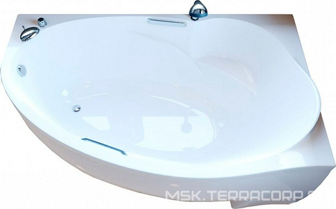 Ванна из искусственного камня "",  160х100 см, правая ZZ Фэма Аделина Аделина/160/R