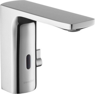 Смеситель для раковины сенсорный, с регулировкой темп., излив h116х123мм, (цв.хром), Europe ZZ Swedbe europe 6000