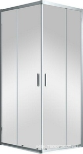 Душевой уголок 1200х800хh1900мм, прямоуг., правый/левый, (стекло прозрачное 6мм, фурн.цв.хром),  ZZ Vincea Scala VSS-2SC8012CL