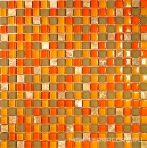 Мозаика Мозаика GS076 (чип 15x15) 30х30 Мастера Керамики Glass GS076