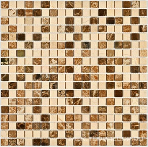 Мозаика Turin-15 slim (POL) (15x15x4) 30,5x30,5 Bonaparte Мозаика из натурального камня n156742