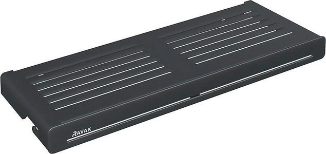 Полка подвесная Slim 28 см, цвет черный Ravak Универсал X07P649