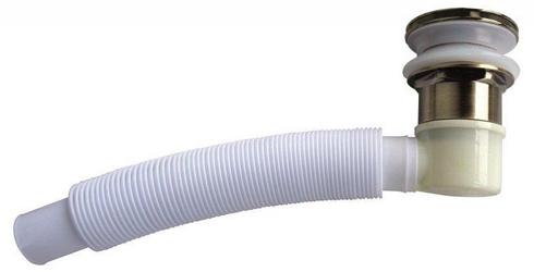 Слив-перелив для ванны, (цв.бронза), BelBagno ZZ