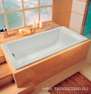 Ванна 1700x750xh440мм, без панели, слива-перелива, ножки в компл., литой мрамор цв.белый глянец., Нейт ZZ Астра-Форм нейт Ванна Нейт 1700х750