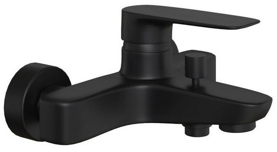 Смеситель для ванны, без аксессуаров, цвет черный  ZZ Paini Grazia 21PZ111