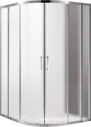 Душевой уголок (1180-1205)x(1180-905)х1950мм, 1/4 круга, R550, (стекло Punto-рифленное 6мм, фурн.цв.хром), Molveno ZZ