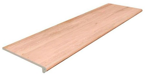 Peldano Redondeado Travertino Beige Liso |119,7x33x14