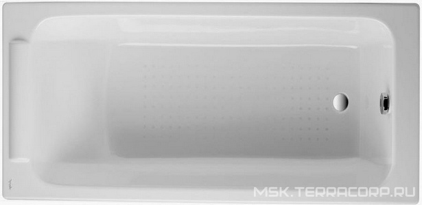 Ванна чугунную  с антискользящим покрытием /170x70/, без ножек (Е4113-NF) ZZ Jacob Delafon Parallel E2947-00
