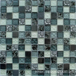 Мозаика Мозаика BXKGS005 (чип 23x23) 30х30 Мастера Керамики Glass BXKGS005