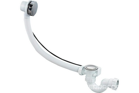 Сифон для ванны GC-4  полуавтомат 600 мм ( доукомплектованный) , цвет хром ZZ 1Marka Lil SE-GC4 / GC-4