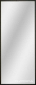 Шторка наборт  ванны 700х1500 мм, профиль черный, стекло прозрачное, ZZ Veconi PL85B PL85B-70-01-C7/PL85B-70-01-C8