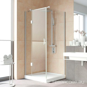 Душевое ограждение100Х120 08 01, профиль хром, дверь со стороны 100, стекло прозрачное , БЕЗ поддона ZZ Vegas Glass AFP-Fis AFP- FIS LUX