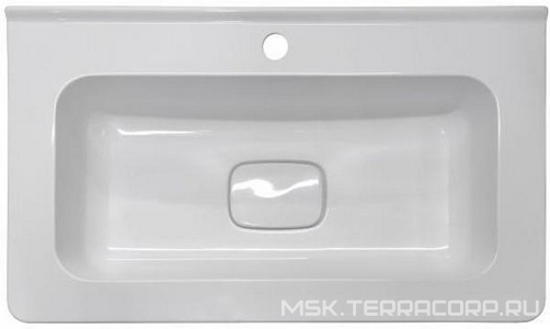 Раковина накладная Style Line Каре Люкс Мини 60х35, для мебели Style Line , цв. белый, ZZ Style Line Бергамо СС-00002295