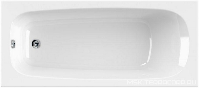 Ванна 150х70хh41см, прямоугольная, без ножек/каркаса, (акрил),  ZZ Cezares Eco ECO-150-70-41-W37