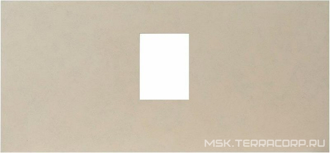 Столешница на тумбу, 1000x460хh10мм, с отверстием для сифона, без отверстия для смесителя, (керамогранит цв.бежевый),  ZZ Allen Brau Infinity 1.21012.B