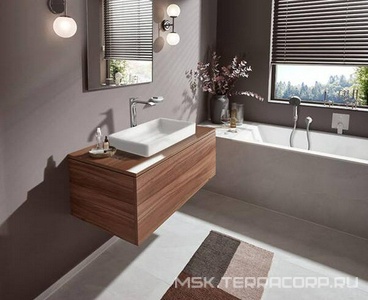 Смеситель для раковины, 250, Высокий, с д/к, (цв.хром),  Hansgrohe Vivenis 75040000