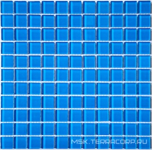Мозаика Royal blue (25x26x4) 30x30,1 Bonaparte Мозаика стеклянная n156336