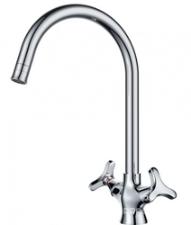 Смеситель D&K Goethe Hessen DA1382441 для кухонной мойки| 18x34x25