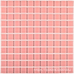 Pink glass (25x25x4) ZZ  30x30
