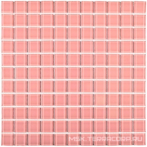 Мозаика Pink glass (25x25x4)  30x30 Bonaparte Мозаика стеклянная n156322