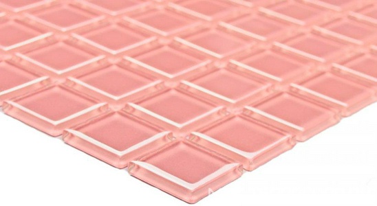 Мозаика Pink glass (25x25x4)  30x30 Bonaparte Мозаика стеклянная n156322