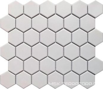 Мозаика Nakama white (51x51x6) 28,1x32,5 Bonaparte Мозаика керамогранитная n156903