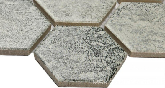 Мозаика Olmeto Grey (51x59x6) 28,2x27,1 Bonaparte Мозаика керамогранитная n156906