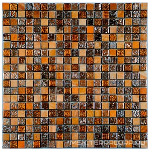 Мозаика Мозаика из стекла на сетке SK10-199 31x31 Спектр-М Микс стекло SK10-199