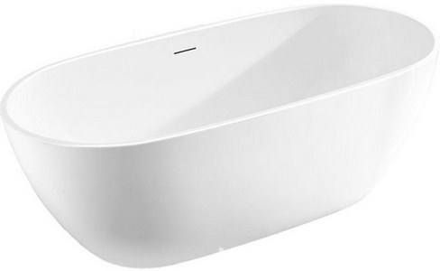 Ванна 1700х815хh580мм, отдельностоящая, интегрир.слив перелив, д/к цв.хром в компл.,(акрил цв.белый), Vincea ZZ Vincea Ванны VBT-408-1700