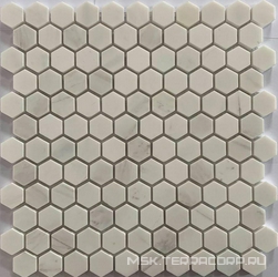 Мозаика из камня на сетке X21-013-P ZZ 28.5x29